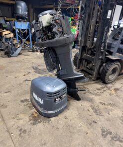 1999 Yamaha 150 Carbureted Carb 2-Stroke 25" Outboard Boat Motor Engine Runs V6