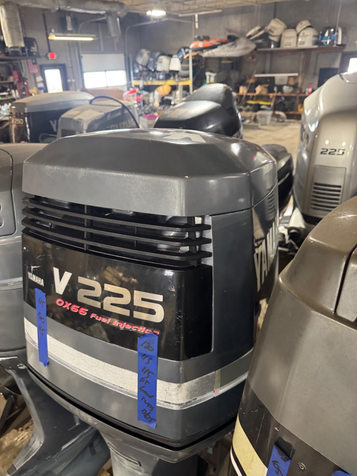 1999 Yamaha 225 Saltwater Series II OX66 2-Stroke 30" Outboard Boat Motor Engine