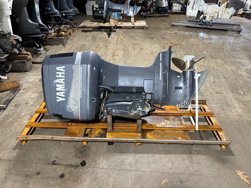1999 Yamaha 225 Saltwater Series II OX66 25" Outboard Boat Motor Engine V6 Runs