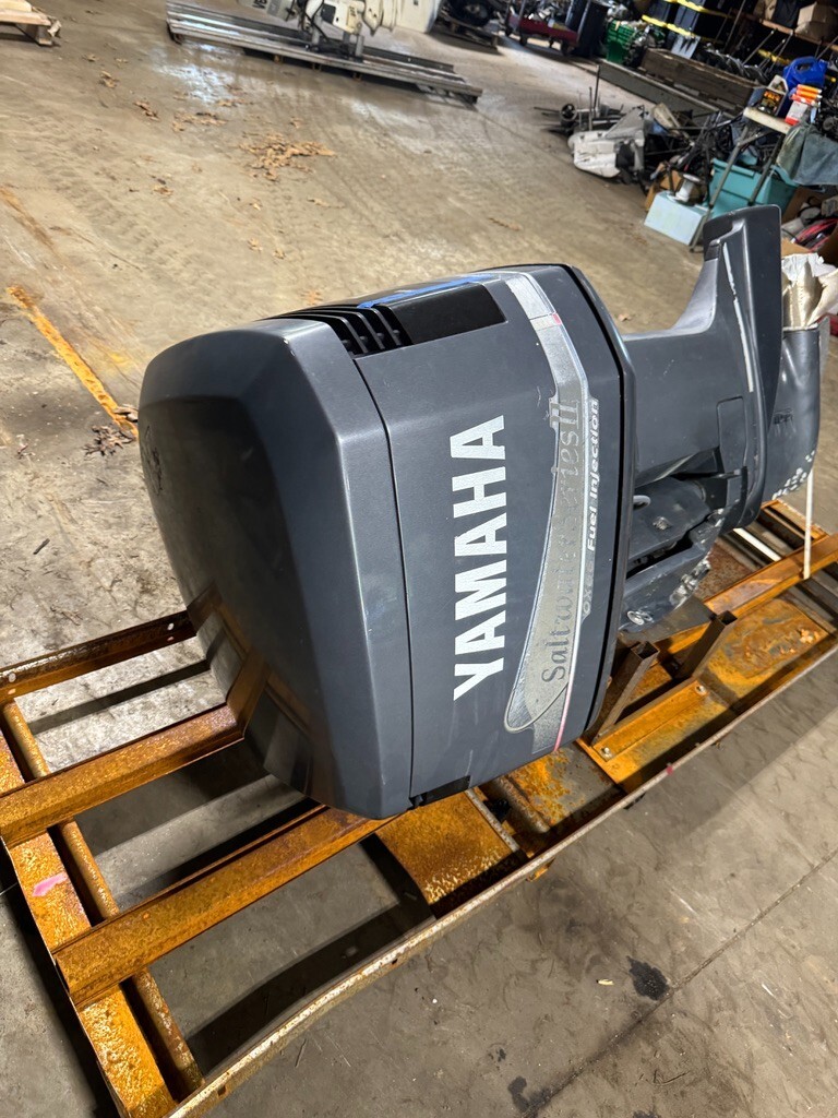 1999 Yamaha 225 Saltwater Series II OX66 25" Outboard Boat Motor Engine V6 Runs