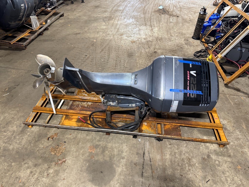 1999 Yamaha 225 Saltwater Series II OX66 25" Outboard Boat Motor Engine V6 Runs