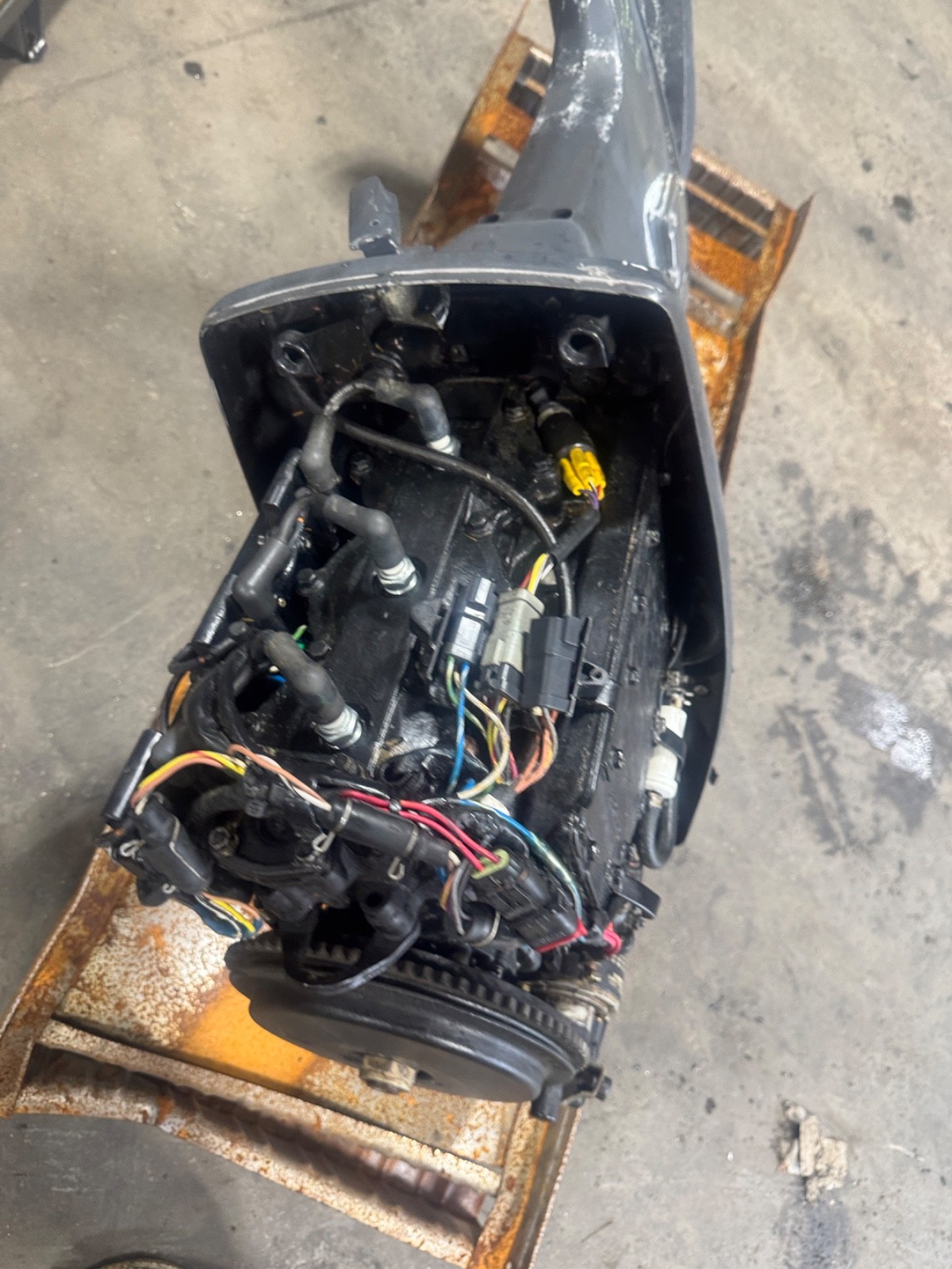 2000 Johnson 70 hp Carb 2-Stroke 20" Outboard Boat Motor Evinrude Prop Runs Well