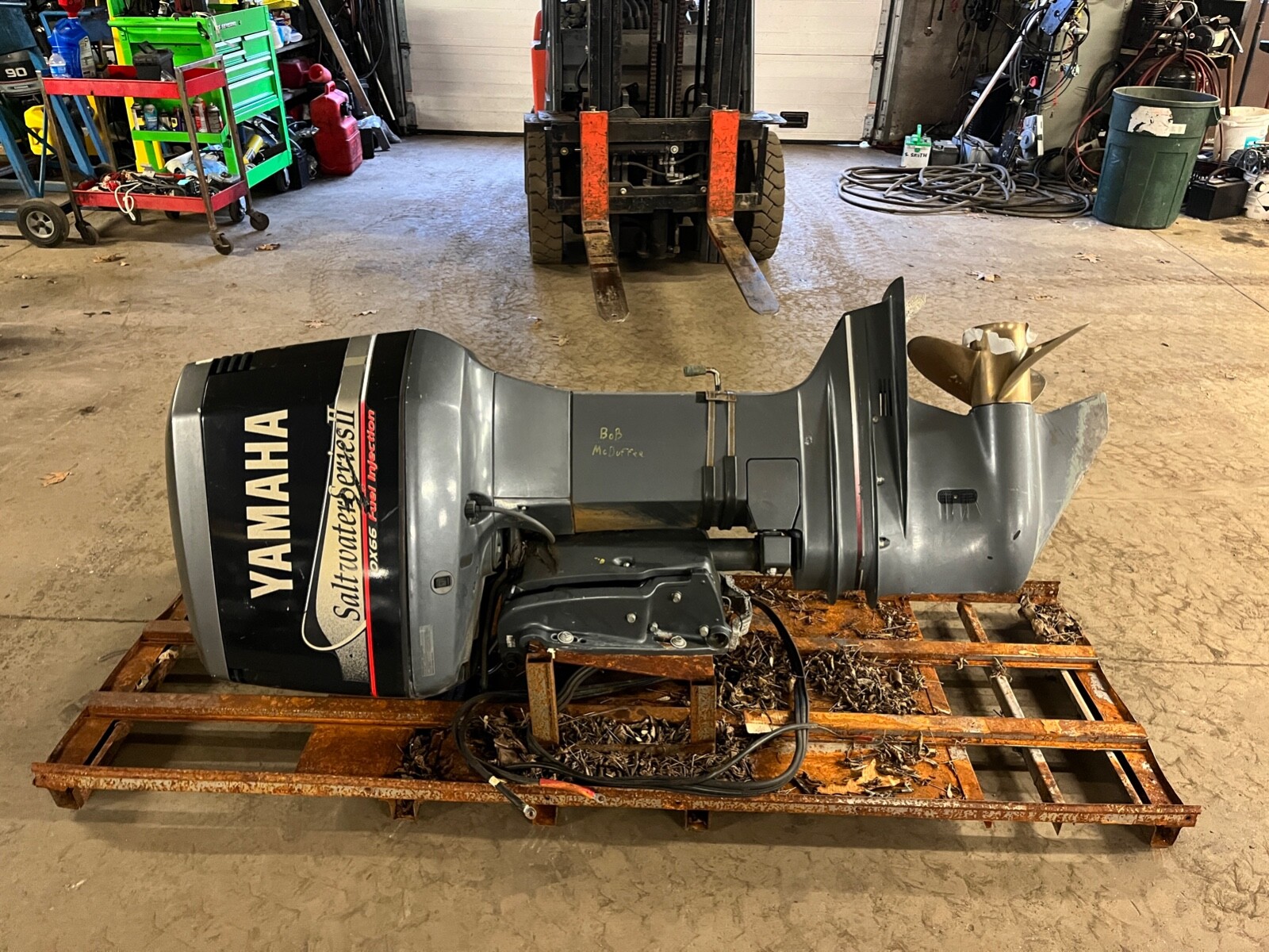 2000 Yamaha 250 Saltwater Series II OX66 2-Stroke 30" Outboard Boat Motor Engine