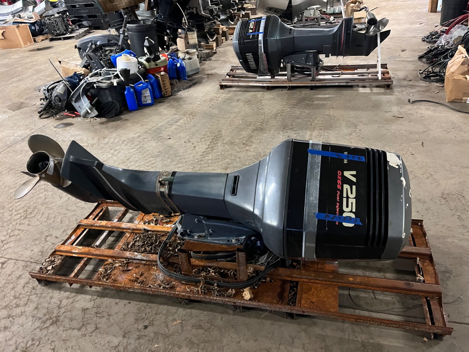 2000 Yamaha 250 Saltwater Series II OX66 2-Stroke 30" Outboard Boat Motor Engine