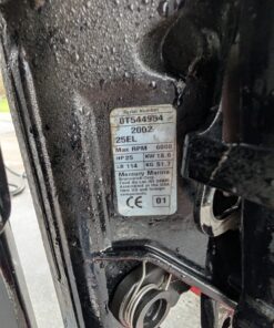 2002 25 HP Mercury 2 Stroke Outboard Motor 20