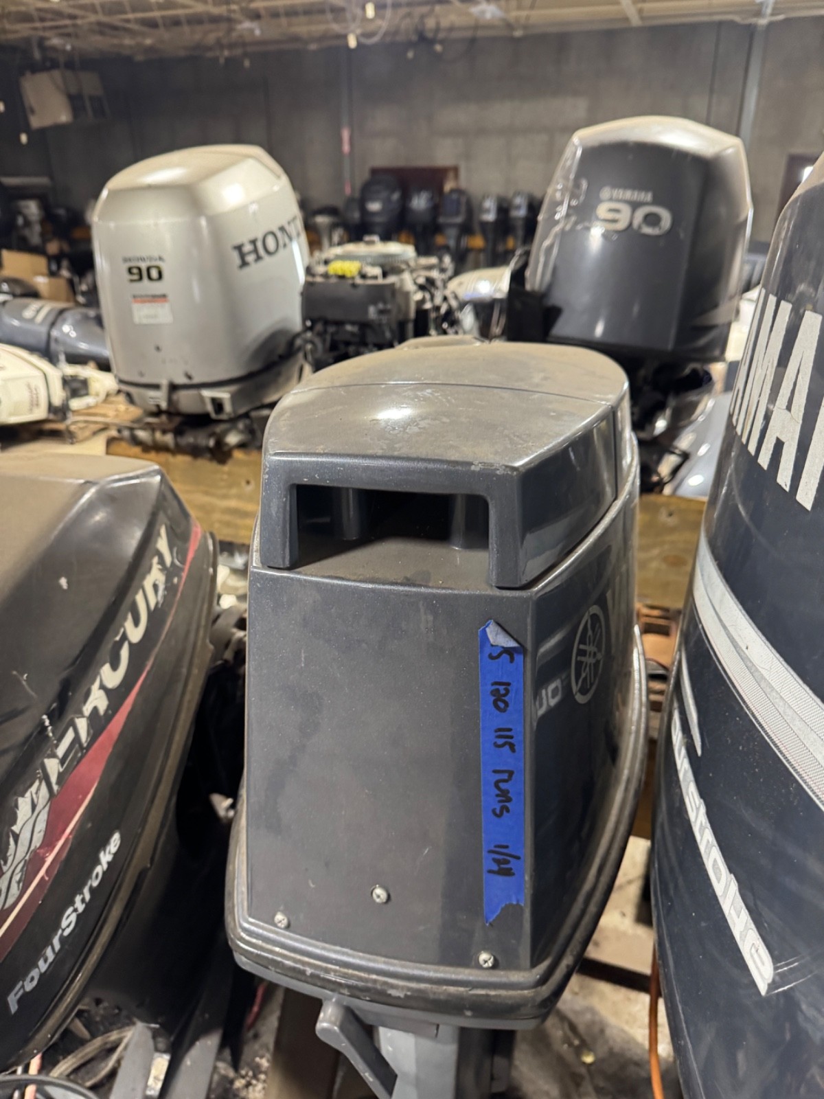 2003 Yamaha 70 HP 3-Cylinder Carbureted Carb 2-Stroke 20" Outboard Boat Motor