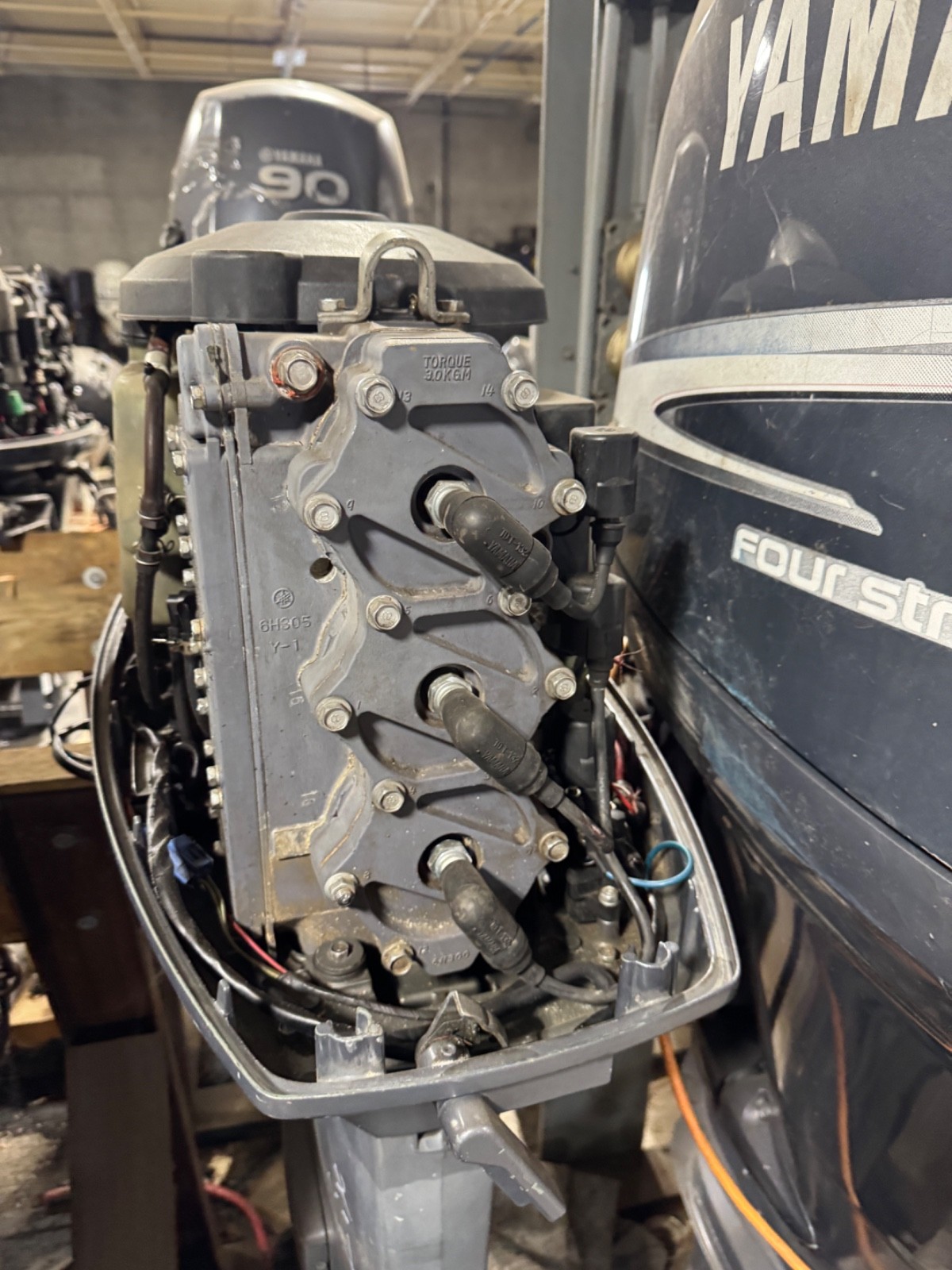 2003 Yamaha 70 HP 3-Cylinder Carbureted Carb 2-Stroke 20" Outboard Boat Motor