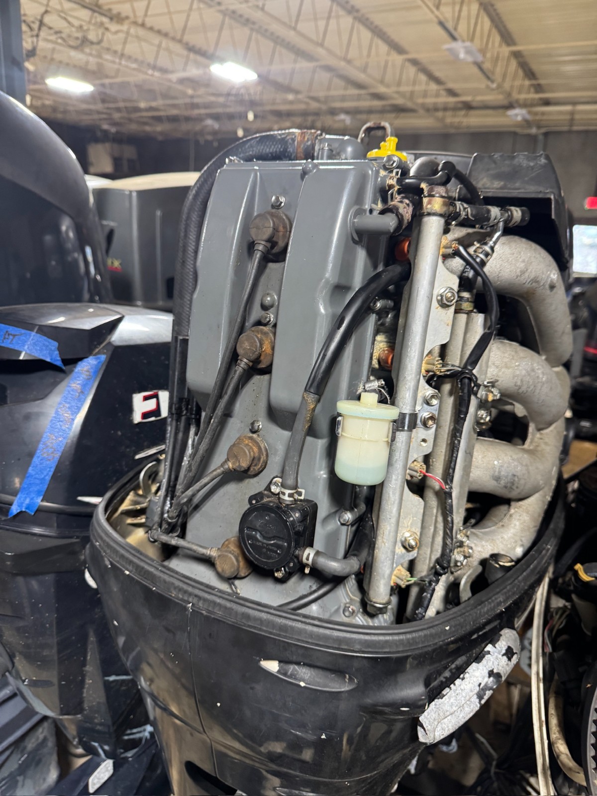 2005 Suzuki DF140 140 hp 4-Stroke 25" Outboard Boat Motor Engine Runs Well Prop