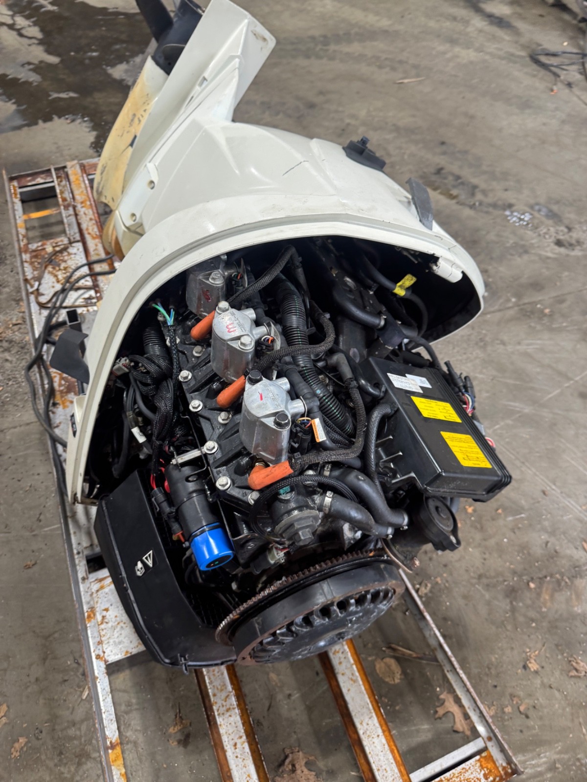2007 Evinrude 200 hp HO ETEC 2-Stroke 20" Outboard Boat Motor Engine Runs Well