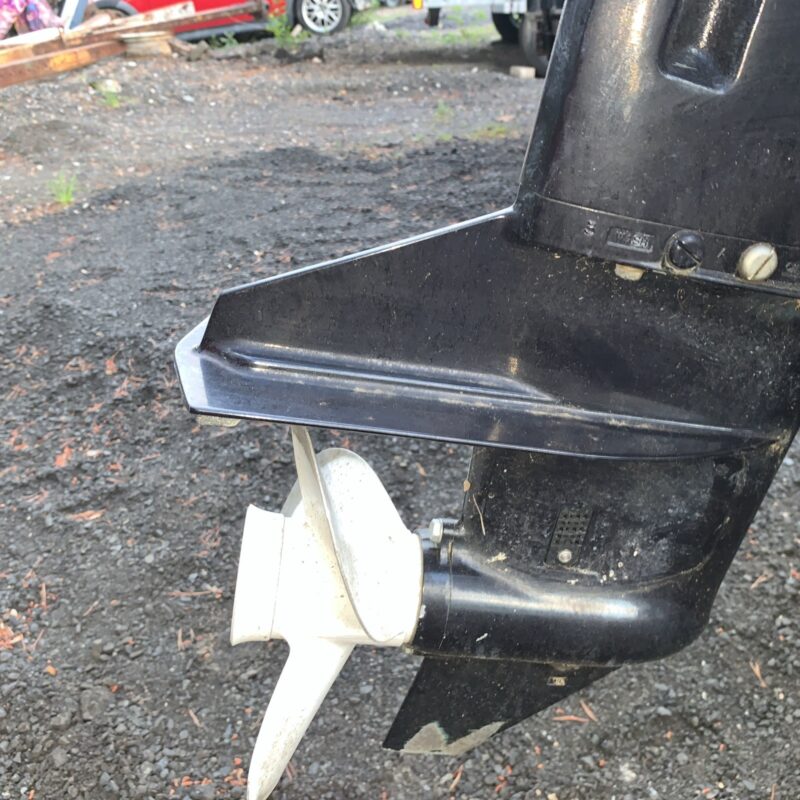 Used 2007 Tohatsu 9.8 HP 4-Stroke Outboard Motor – Electric Start Tiller – 25″ Extra Long Shaft