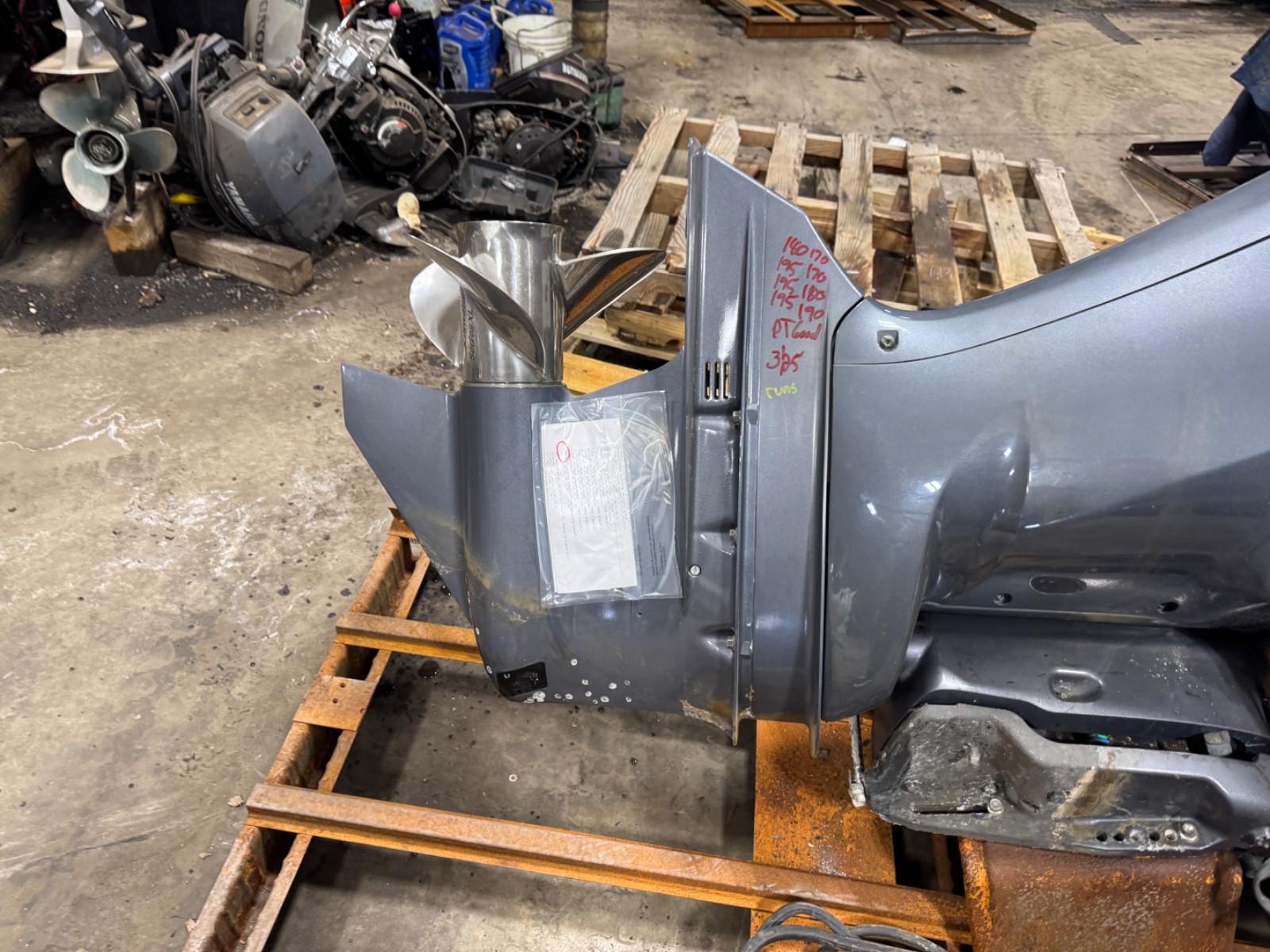 2008 Yamaha F350 V8 4-Stroke 25" Outboard Boat Motor Engine Counter Rotation