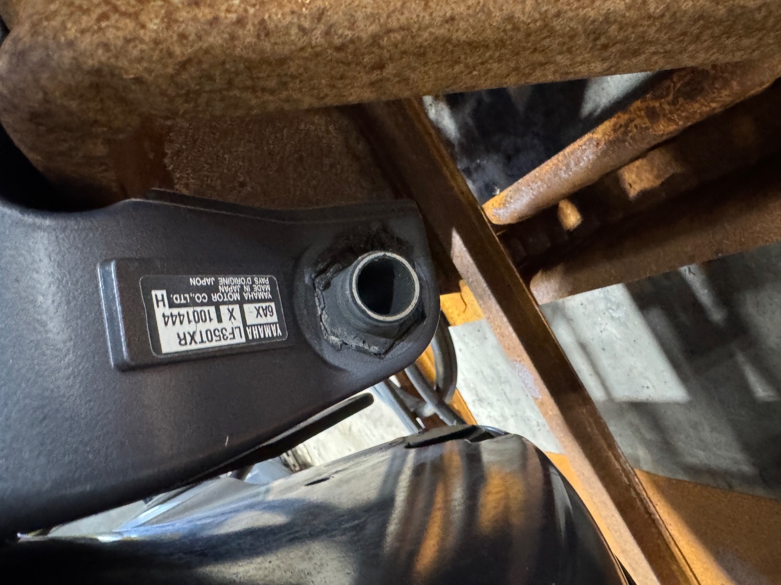 2008 Yamaha F350 V8 4-Stroke 25" Outboard Boat Motor Engine Counter Rotation