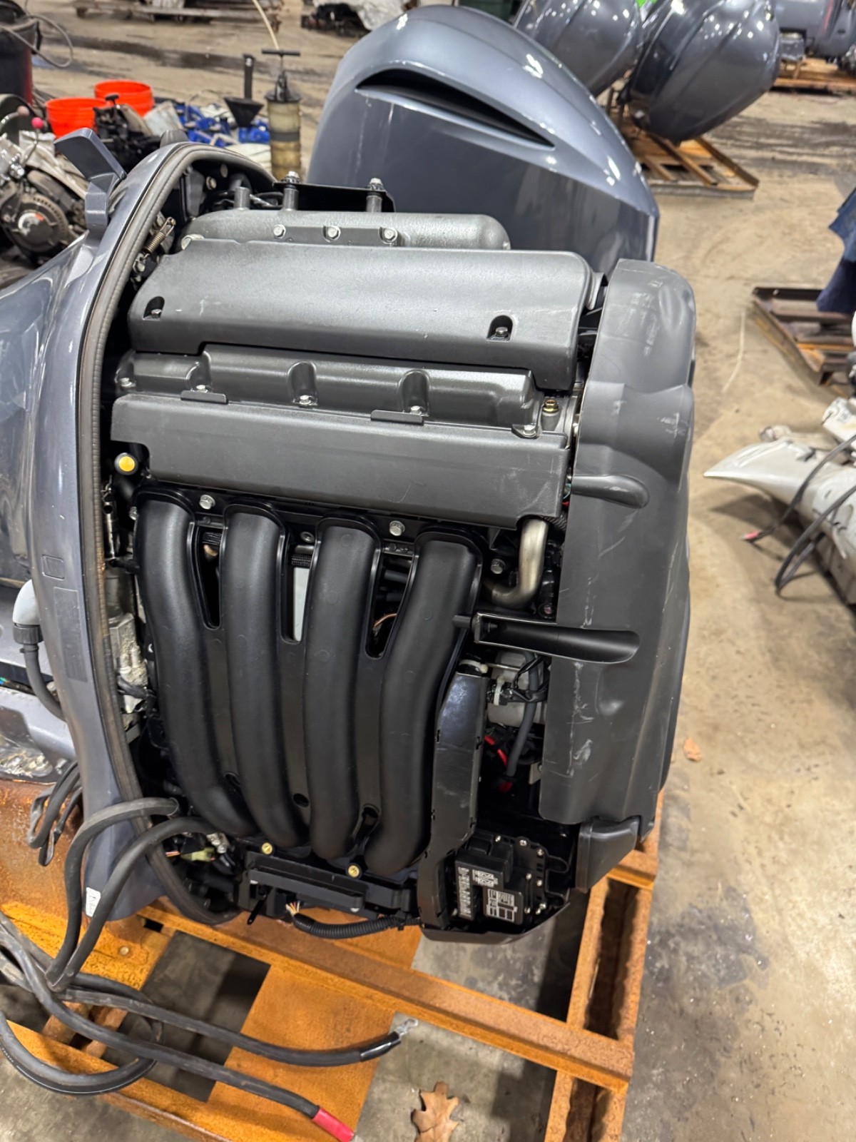 2008 Yamaha F350 V8 4-Stroke 25" Outboard Boat Motor Engine Counter Rotation