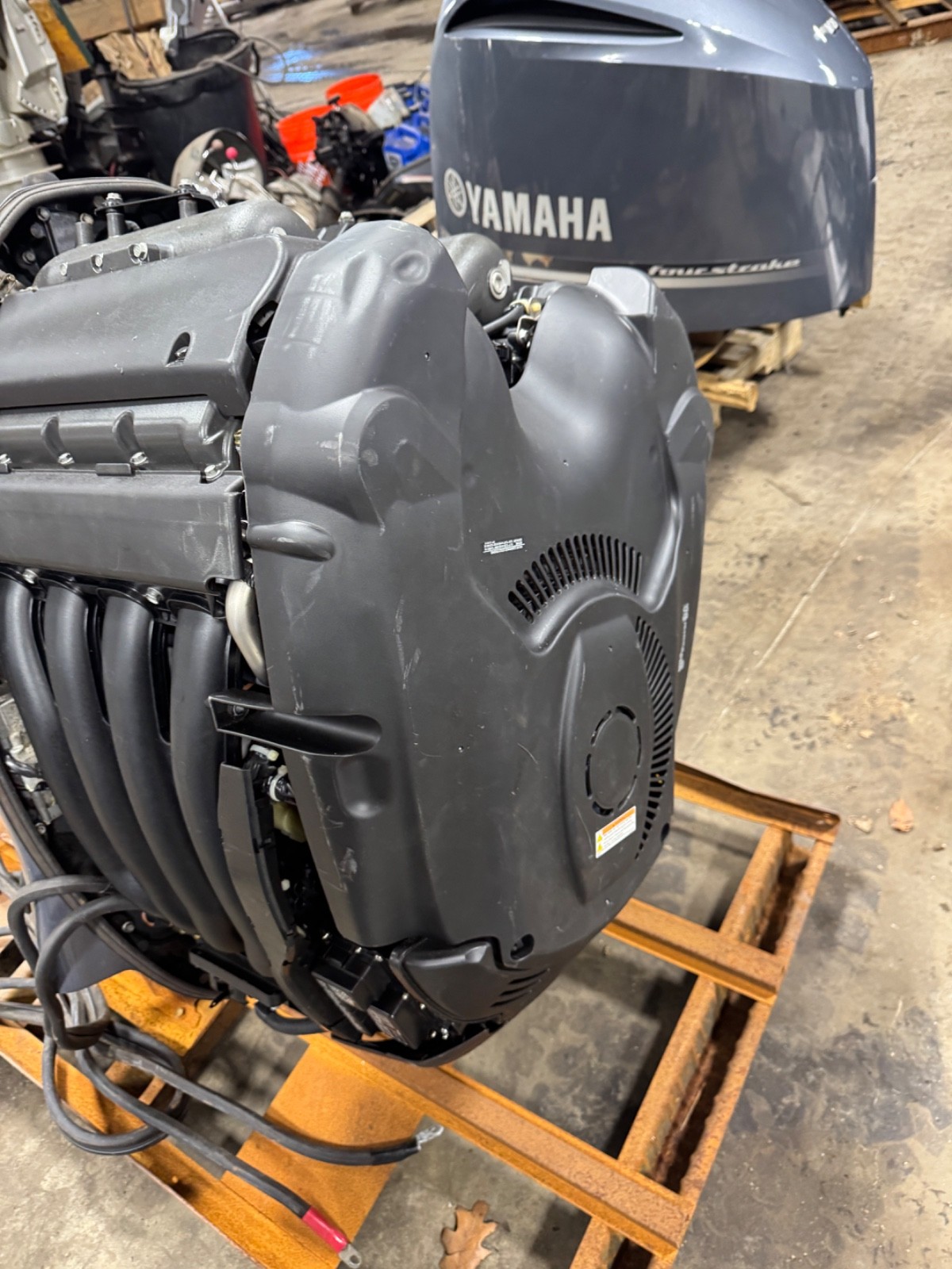 2008 Yamaha F350 V8 4-Stroke 25" Outboard Boat Motor Engine Counter Rotation