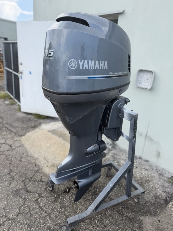 2007 Yamaha F115 115HP 4-Stroke EFI 25" Outboard Motor | 803 Hours | Mechanical Controls Compatible
