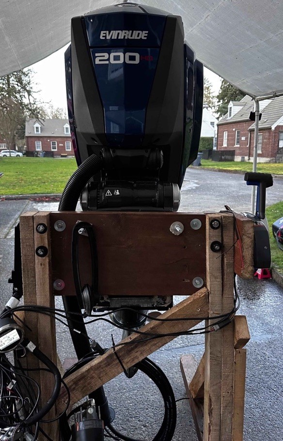 2016 Evinrude E-TEC HO 200HP 2 stroke outboard motor in excellent condition.