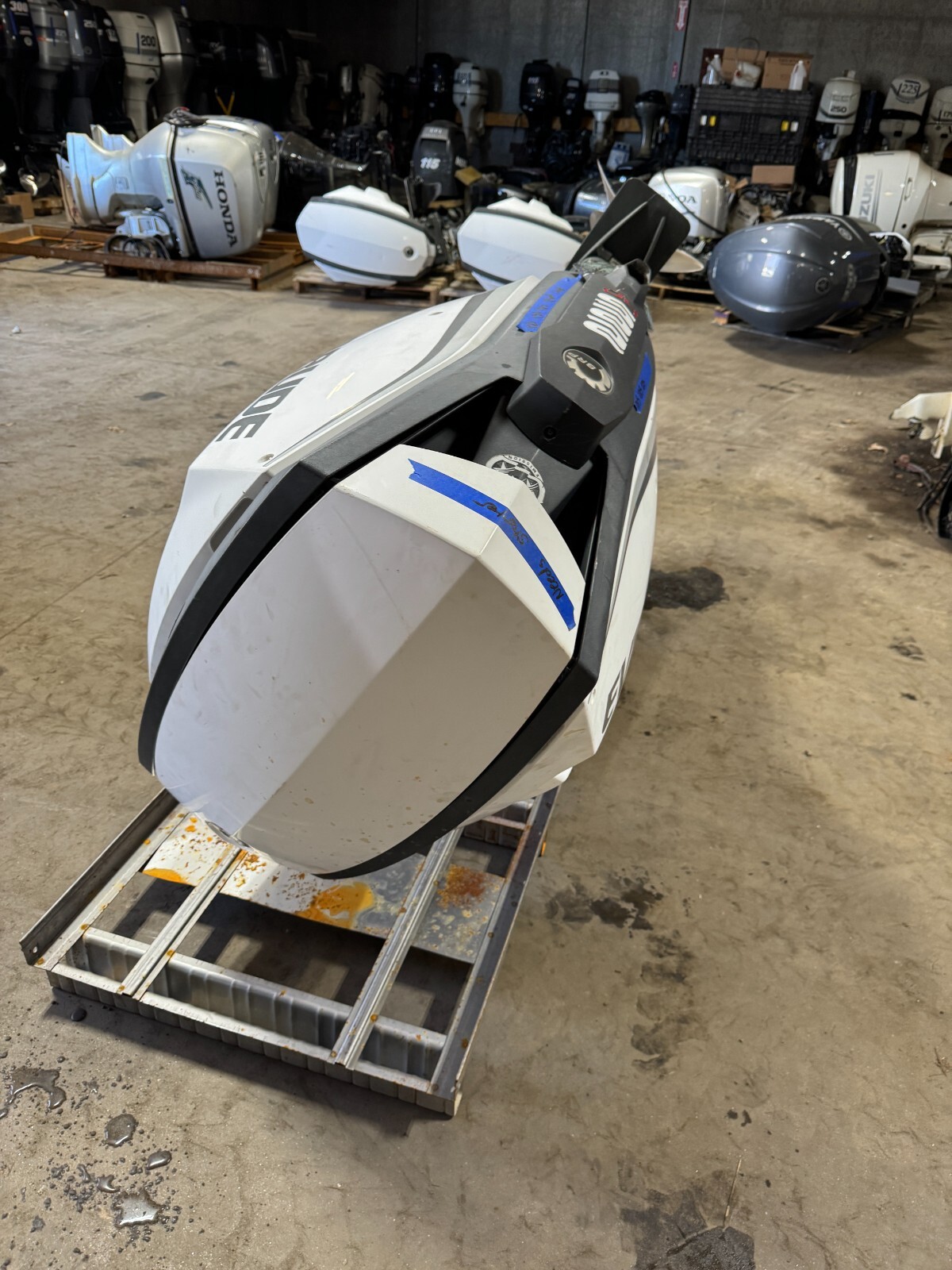 ~2017 Evinrude Etec 225 G2 Outboard Boat Motor Engine 25" E-Tec Prop Not Running