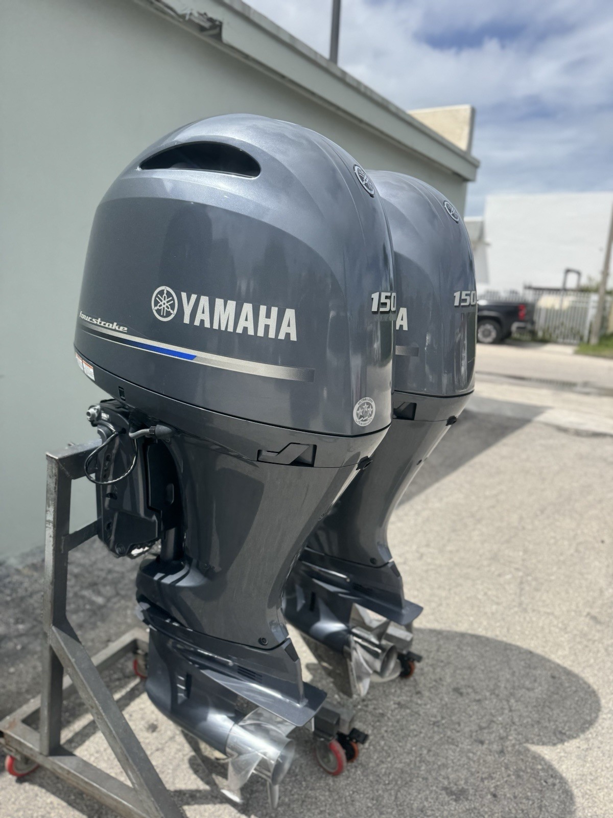 2023 TWIN 150HP 150 HP YAMAHA FOUR STROKE OUTBOARD MOTORS SUZUKI MERCURY