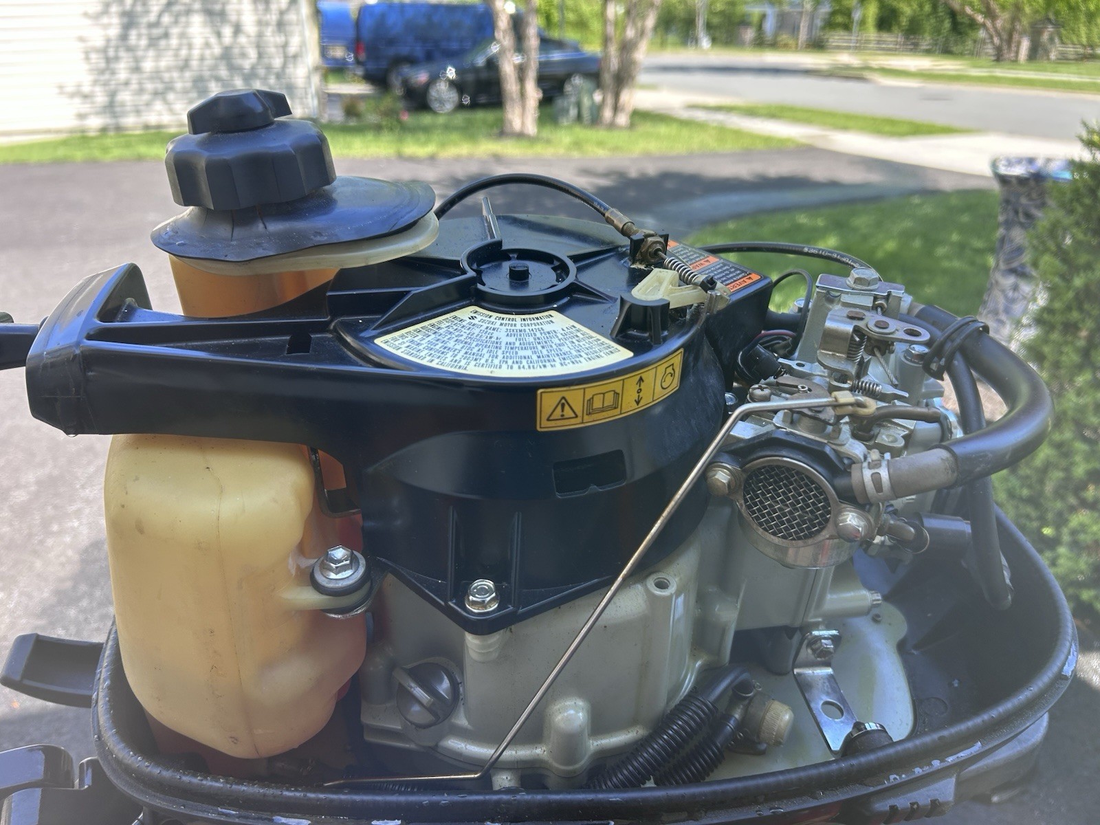 4 stroke Suzuki DF6 Outboard Motor 6hp Great Condition Low Hours.