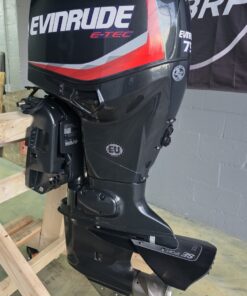 Evinrude E-TEC 75HP/20"/ 2014/Only 380 Hours - Outboard Motor – Free shipping