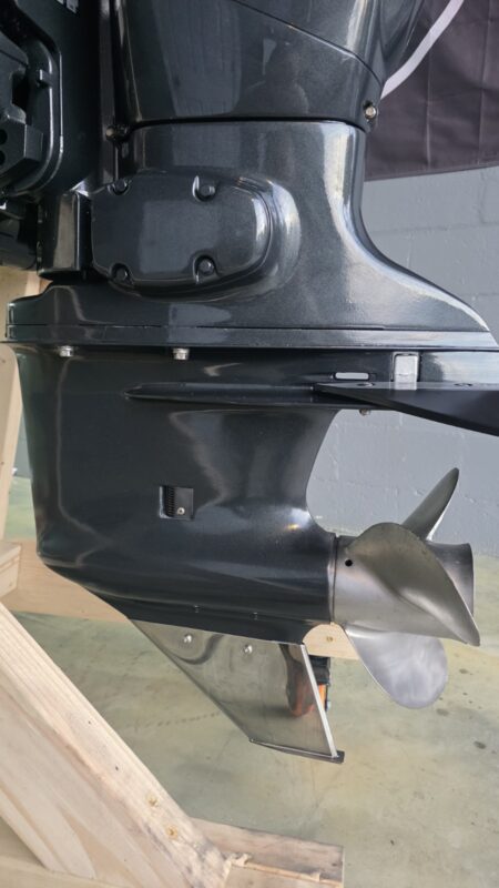 2014 Evinrude E-TEC 75 HP 2-Stroke DFI Outboard Motor – 20" Shaft – 380 Hours – Complete Rigging Included