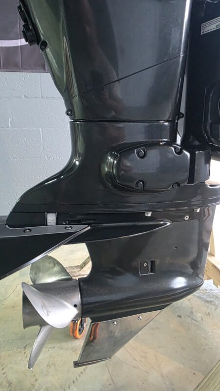 2014 Evinrude E-TEC 75 HP 2-Stroke DFI Outboard Motor – 20" Shaft – 380 Hours – Complete Rigging Included