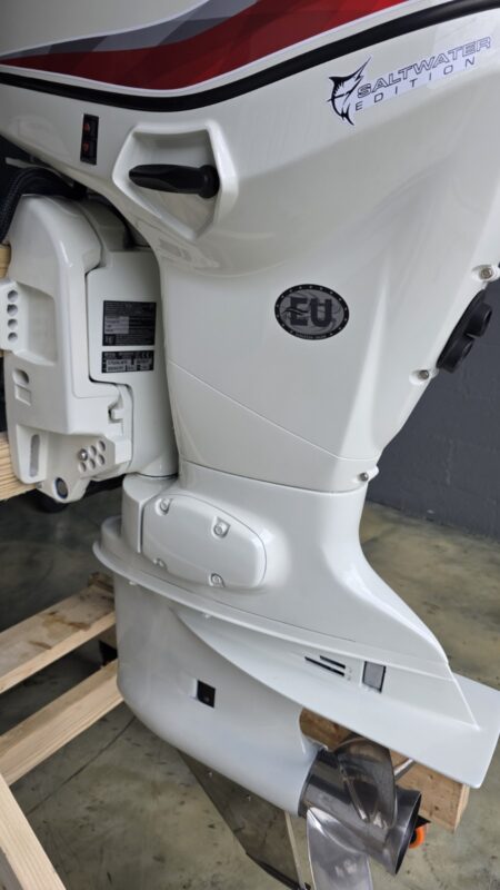 2017 Evinrude E-TEC 75 HP 2-Stroke DFI Outboard Motor – 20" Shaft – Only 87 Hours – Complete Rigging Included