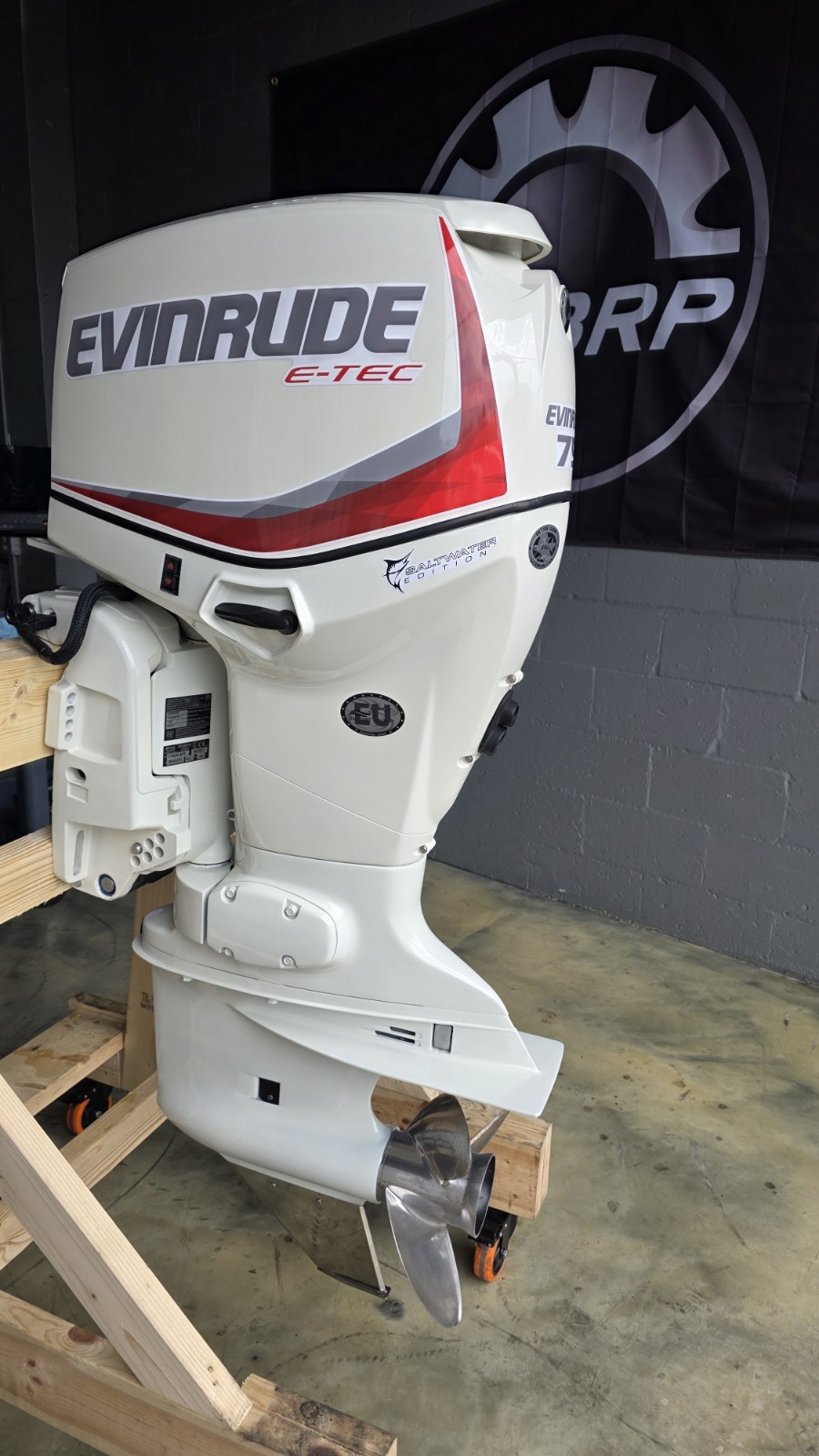 Evinrude E-TEC 75HP/20"/ 2017/Only 87 Hours - Outboard Motor – Free shipping