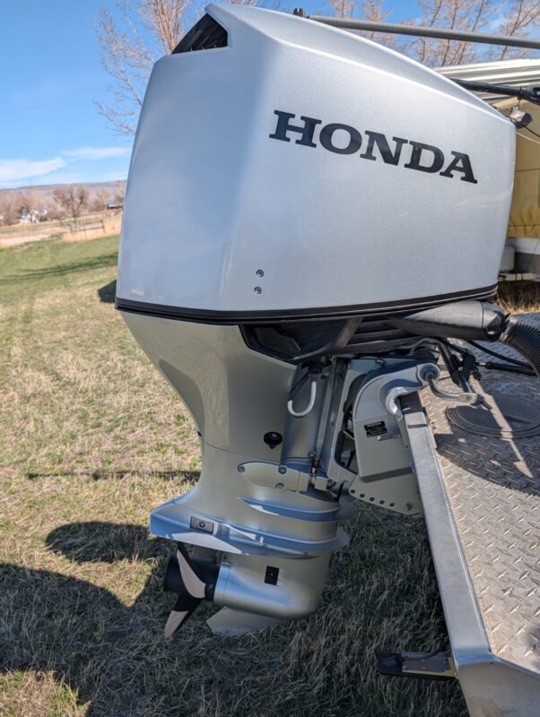 Used Honda 4-Stroke Outboard Motor – Low Hours, Warranty Remaining, Complete Setup