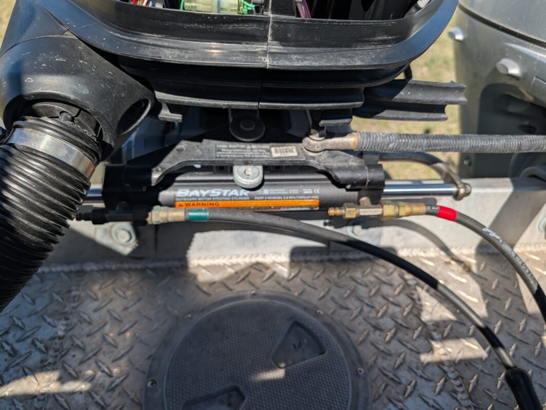 Used Honda 4-Stroke Outboard Motor – Low Hours, Warranty Remaining, Complete Setup