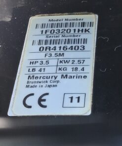 Mercury 2011 3.5 (4-Stroke) Outboard,Mechanics Special,Starts-Stalls READ 44123