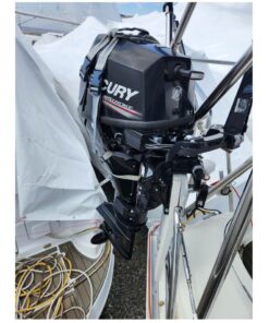 mercury 9.9 4 stroke outboard motor - 2020 low hours - used two years