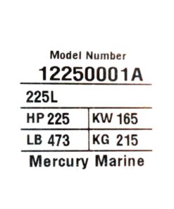 Mercury Marine FourStroke Outboard Motor 225L | 225 HP 20 Inch