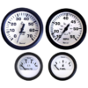 New Faria Euro White Outboard 4 Gauge Set Part # KT9795