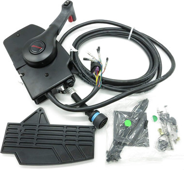 New OEM Mercury Outboard Side Mount 14 Pin Control Box Assembly w/ Trim Switch & 20' Harness OEM # 881170A14