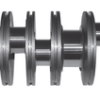 New Red Rhino / Yamaha V6 2.6L Carb Large Taper Crankshaft 1990-1995 OEM # 6R3-11411-09
