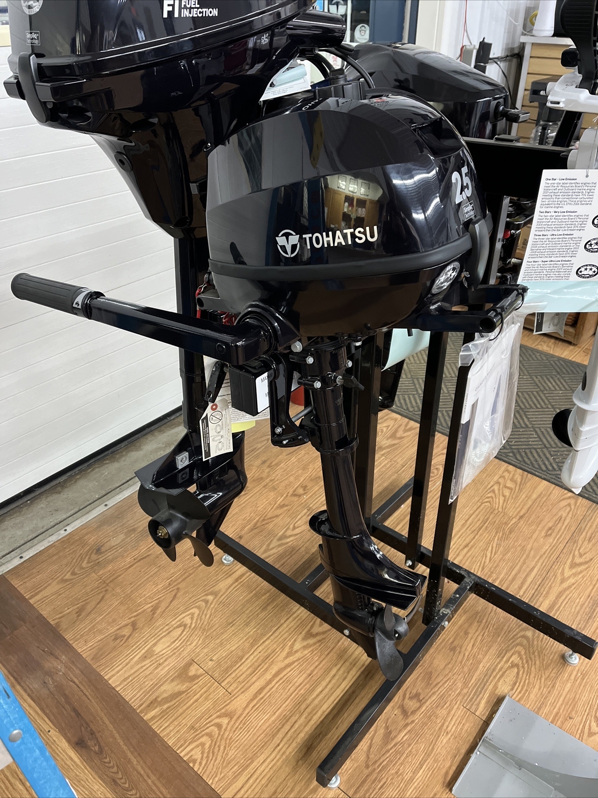 New Tohatsu 2.5hp Outboard Motor MFS2.5 4 Stroke Perfect For The Dingy!