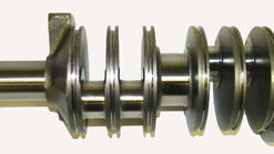 New WSM / Yamaha 1984-1996 115 & 130 HP V4 90° Small Taper Outboard Crankshaft OEM # 6E5-11411-00