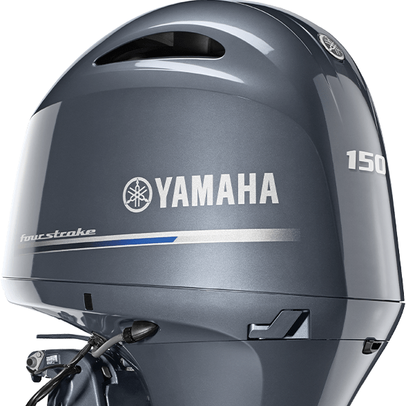 New Yamaha 150HP F15OLB Long (20") Shaft, Power Trim, Four Stroke, Mfg. 11/2022