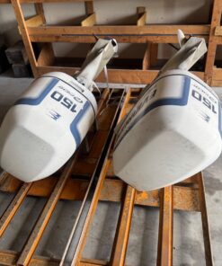 Pair 1997 Evinrude 150 hp FICHT 2-Stroke 25
