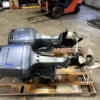 Pair 1999 Yamaha 150 hp Carbureted 2-Stroke 25" Dual Twin Outboard Motors V6