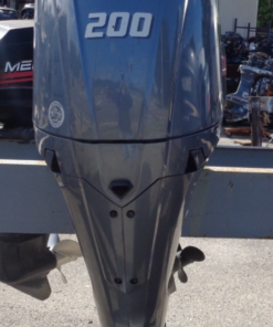 Used 2023 Yamaha F200XC 200HP Four Stroke Outboard Motor – 25 Inch Shaft – Integrated Steering