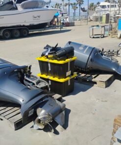 Used Pair Yamaha 350HP V8 Four Stroke Outboard Motors – 25 Inch Shaft – Low 300 Hours