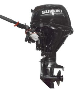 Suzuki Boat Outboard Engine Motor DF25AES5 | 25 HP 15 Inch Black