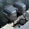 two Yamaha V6 200 Saltwater Series II outboard motors (Year 2000