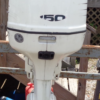USED 2004 EVINRUDE FICHT 250 HP 25" 2 STROKE OUTBOARD BOAT MOTOR ENGINE 137HRS