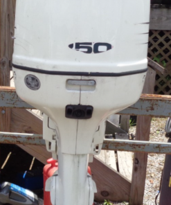 USED 2004 EVINRUDE FICHT 250 HP 25" 2 STROKE OUTBOARD BOAT MOTOR ENGINE 137HRS