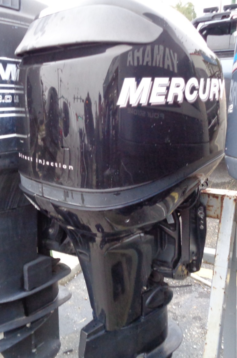 USED 2007 MERCURY 90 HP 25" OPTIMAX OUTBOARD BOAT MOTOR ENGINE 250 HOURS