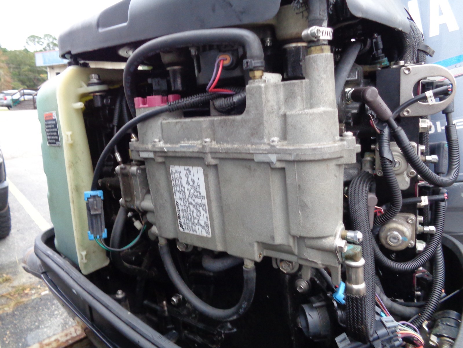 USED 2007 MERCURY 90 HP 25" OPTIMAX OUTBOARD BOAT MOTOR ENGINE 250 HOURS