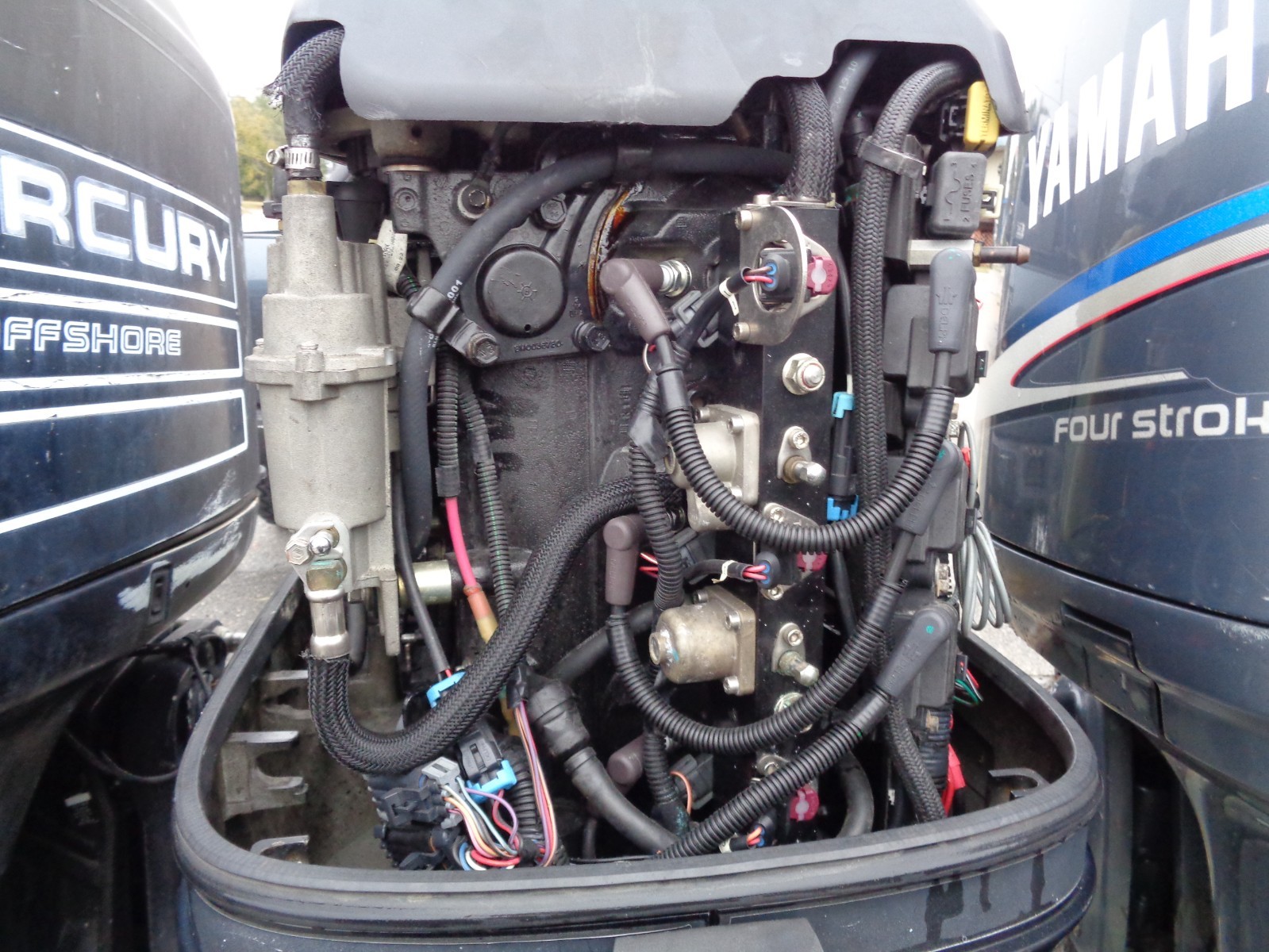 USED 2007 MERCURY 90 HP 25" OPTIMAX OUTBOARD BOAT MOTOR ENGINE 250 HOURS